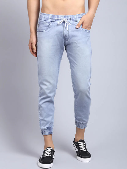Denim Slim Fit Jeans For Men Heavy Stretchable Jeans Blue Pant