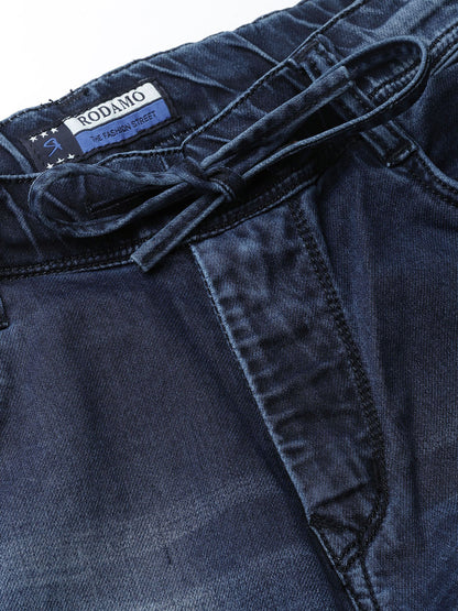 Men Blue Slim Fit Jogger Denims