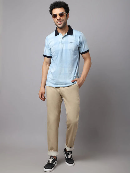 Men Beige Slim Fit Chinos Trouser