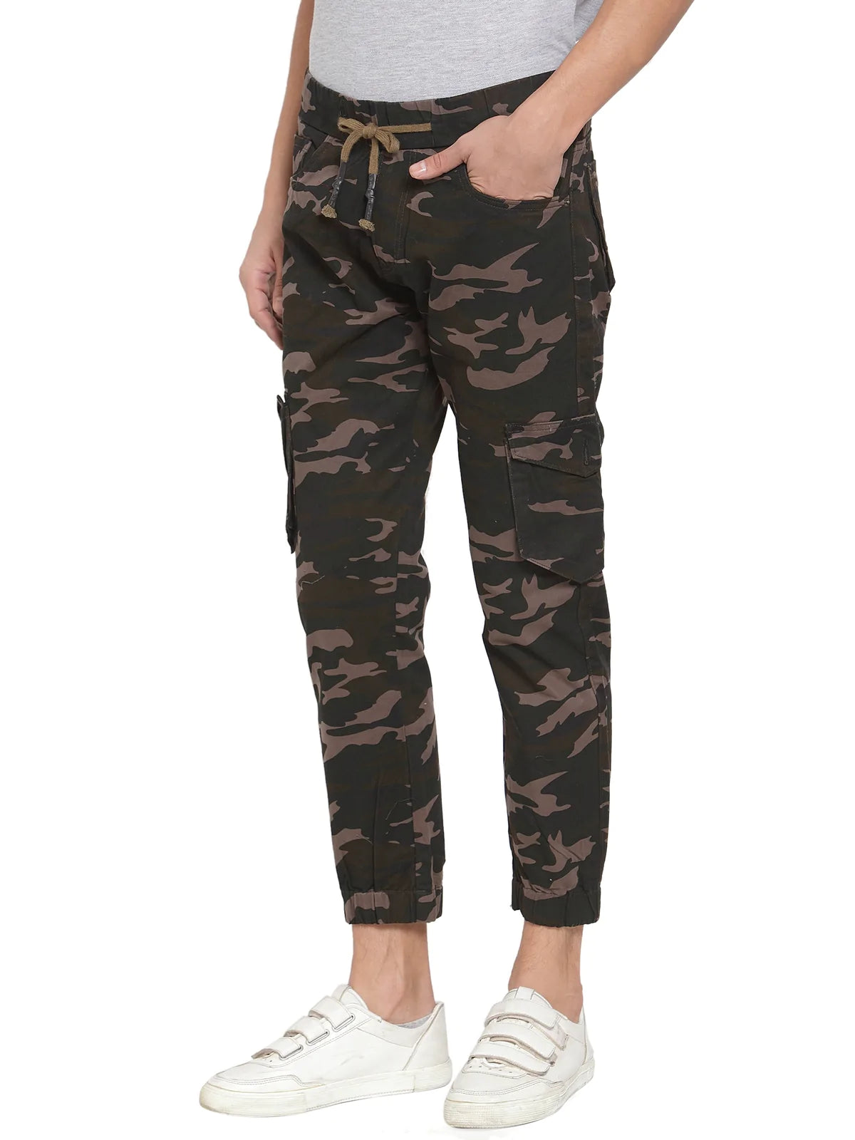 Men Green Jogger Trousers