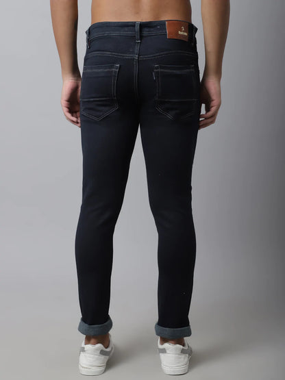 Men Blue Slim Fit Stretchable Jeans