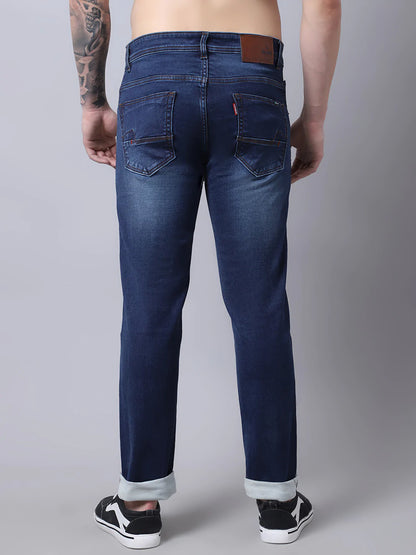 Men Blue Slim Fit Heavy Fade Jeans