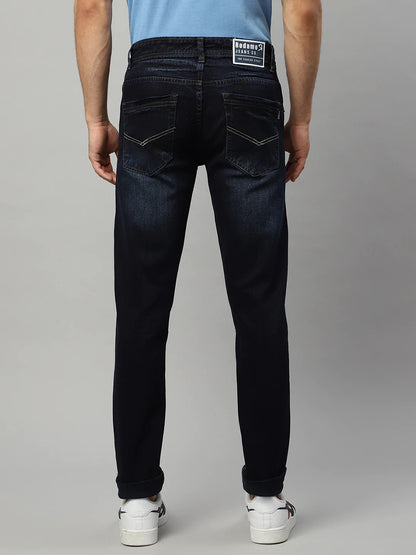 Men Blue Slim Fit Light Fade Stretchable Jeans