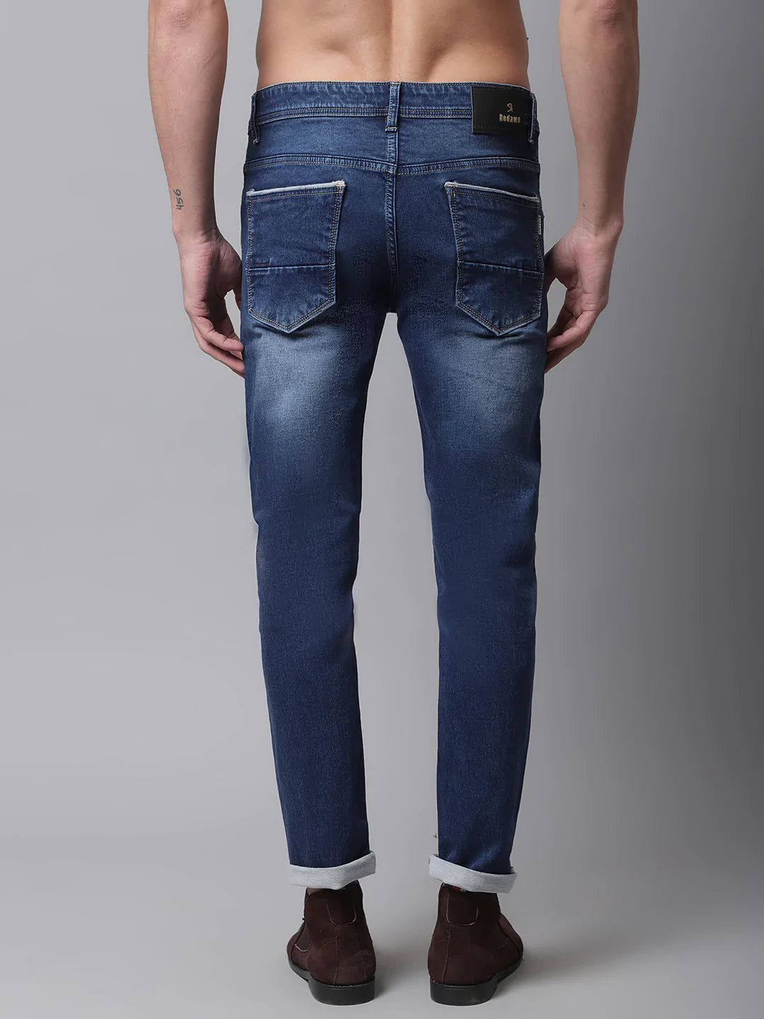 Men Blue Slim Fit Light Fade Stretchable Jeans