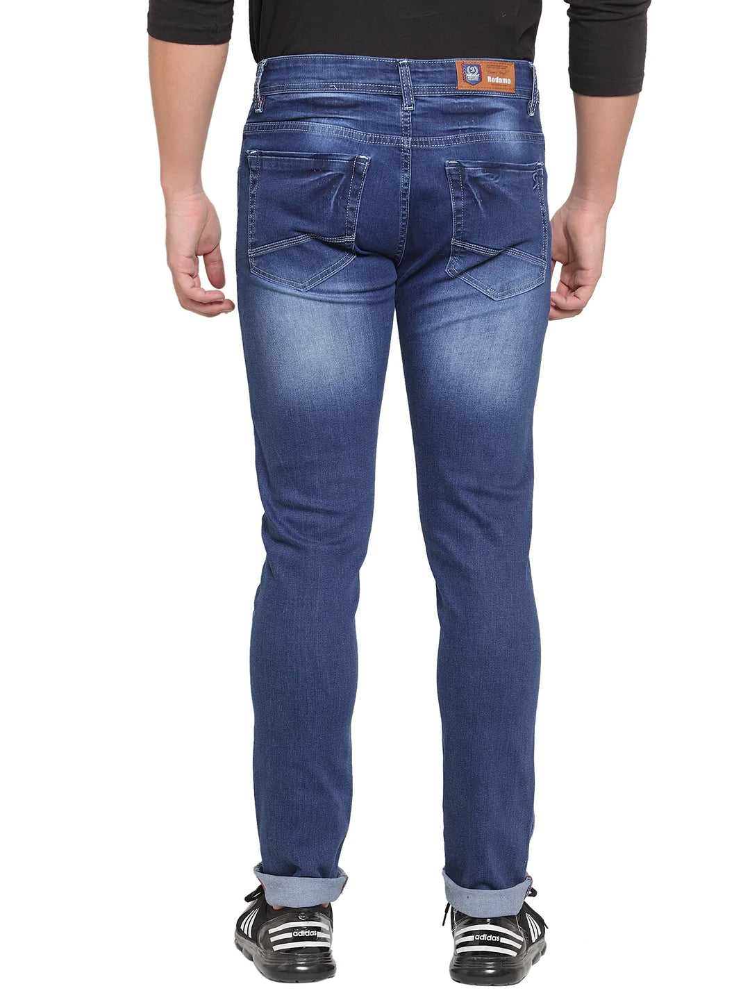 Men Blue Slim Fit Distressed Denims