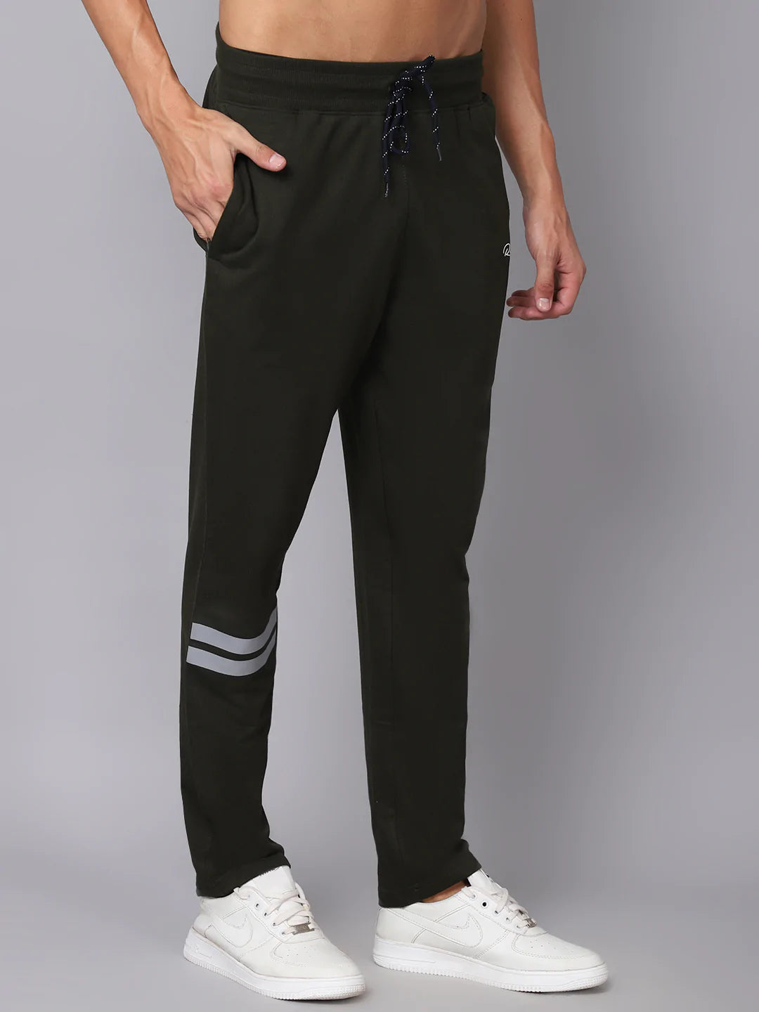 Joggers Park Men's Trackpants - Maroon, Polyester, Regular Fit