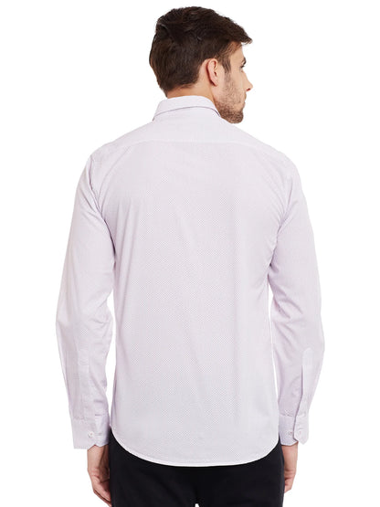 Men Pink Slim Fit Shirts