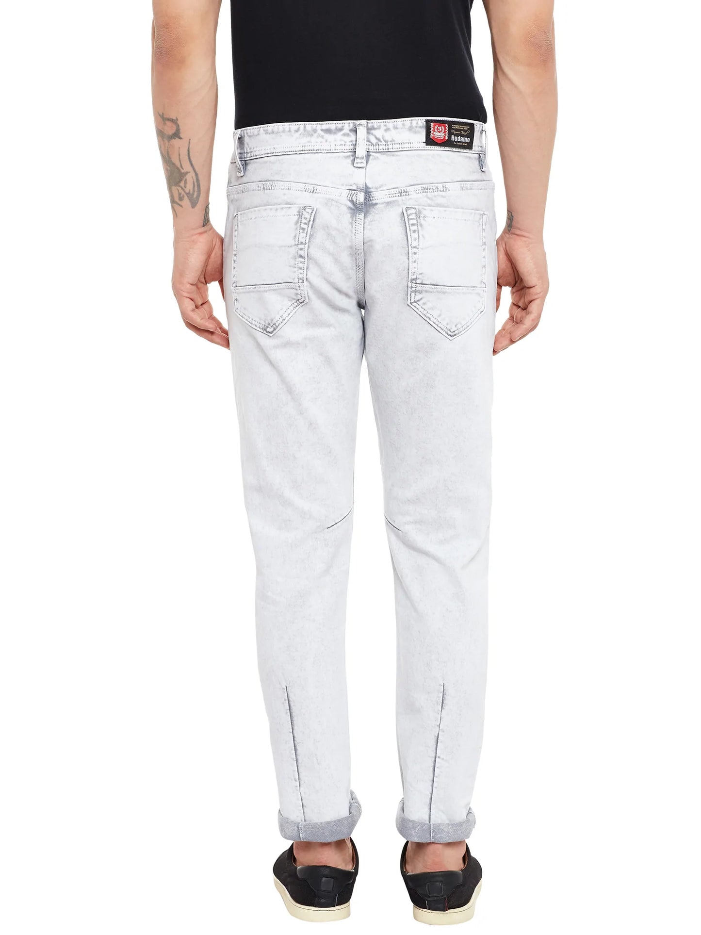 Men Grey Slim Fit Denims